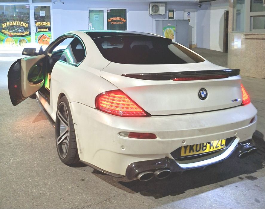 BMW 635d E63 | 286 к.с. | M-Pack | Harman Kardon | Десен волан | Нов внос