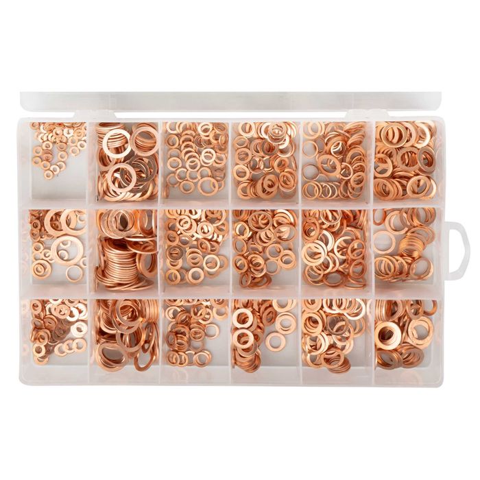 Saibe cupru la set de 900buc.Set saibe cupru groase plate fi3-fi16