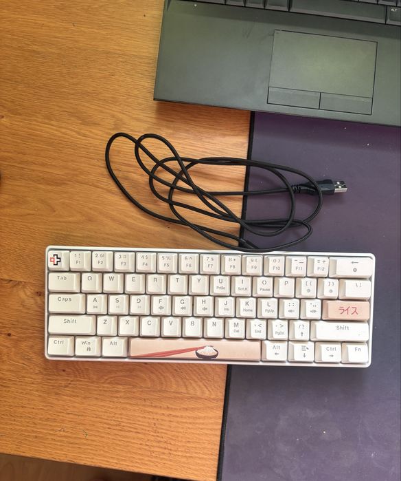 Tastatura gaming rice qwerty key