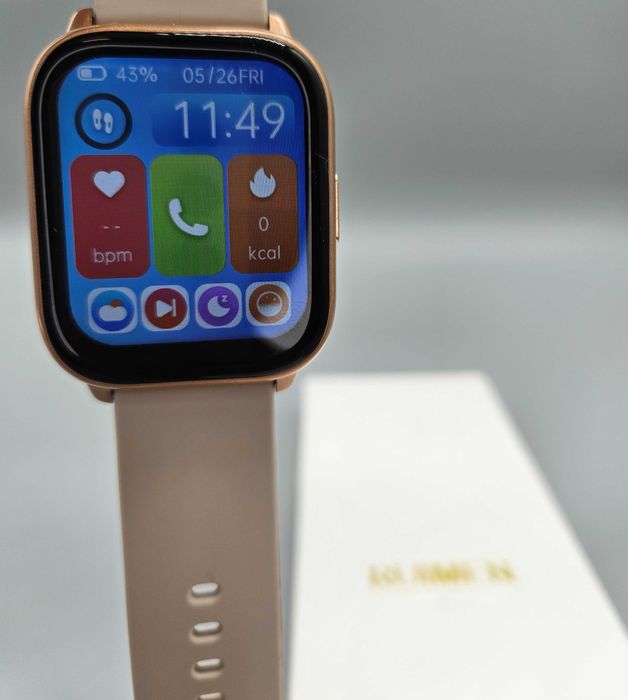 Смарт часовник 1.85" HD дисплей, Bluetooth calls, пулс, SpO2, IP68