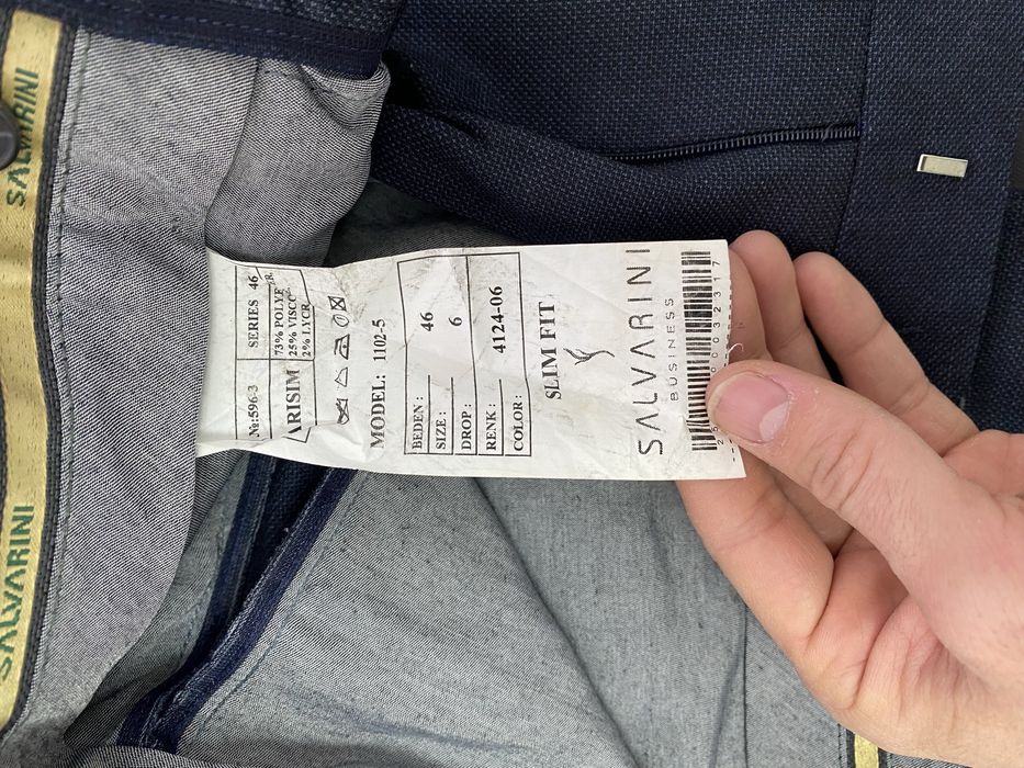 Продам костьюм брюки тройка темна синий