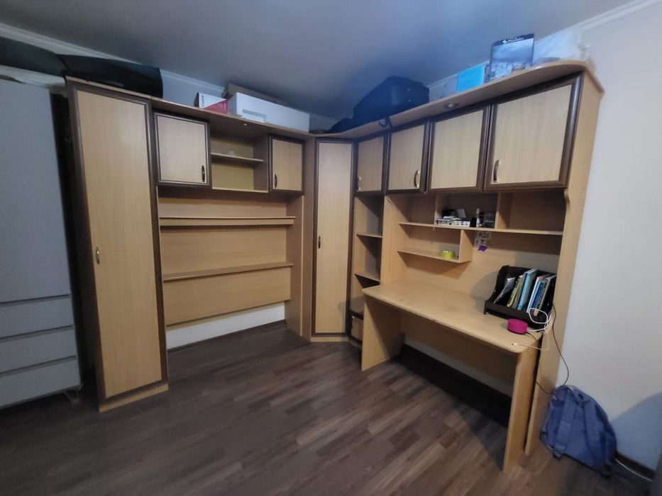 Угловой шкаф стол