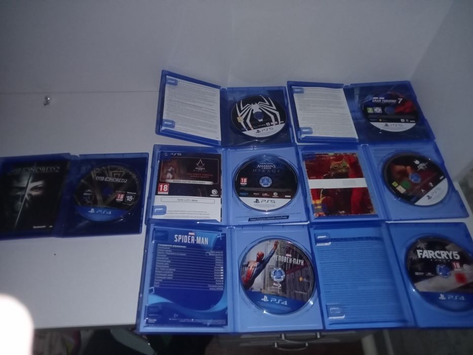 Продам игры пс 4 пс5
