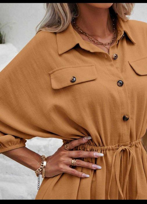 Ленена рокля SHEIN