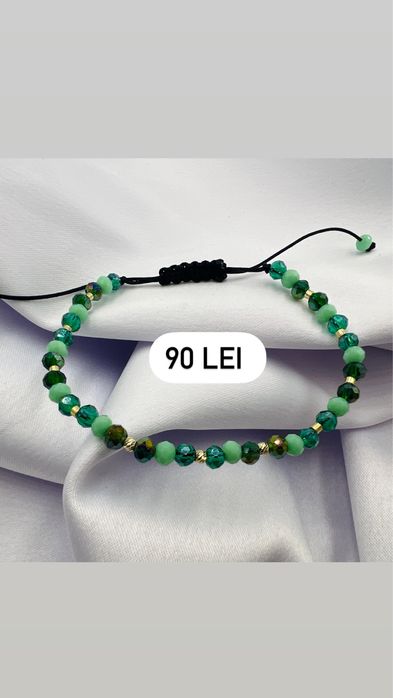 Bratari cu snur si elemente din aur 14k