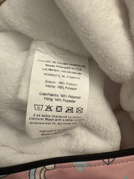 Combinezon iarna pentru copii 2-3 ani