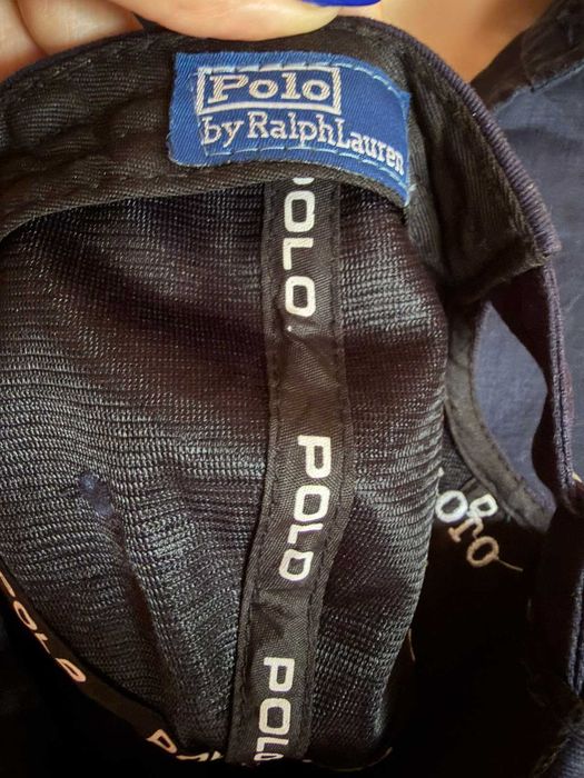 Шапка  с козирка Polo by Ralph Lauren тъмносиня