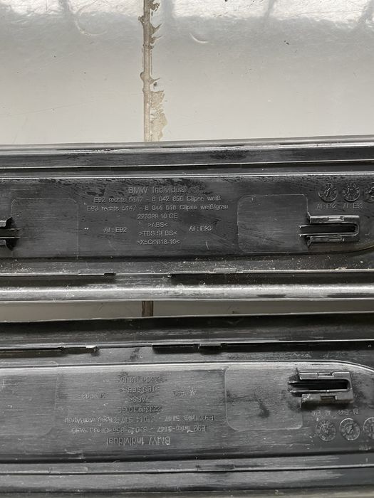 Интериорни декоративни  лайсни вътрешни  прагове за BMW M3 E92/93