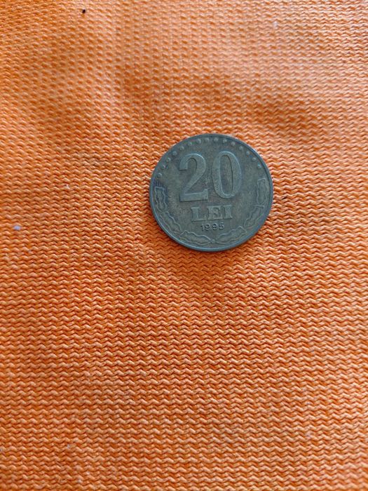 Moneda de 20 de lei cu Stefan cel Mare