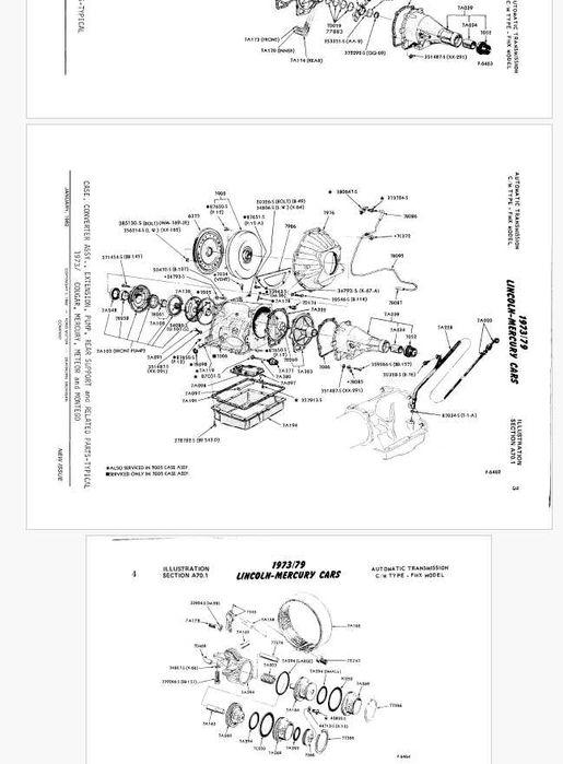 Каталог части Mercury/Lincoln 1973/1979