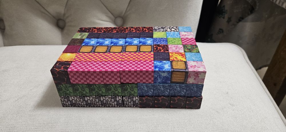 Магнитни кубчета Minecraft 162 бр