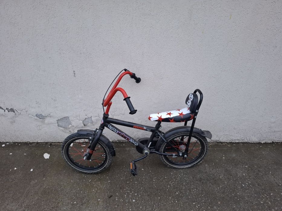 Bicicleta pentru baieti 16" inch, cu roti ajutatoare, Volare Chopper