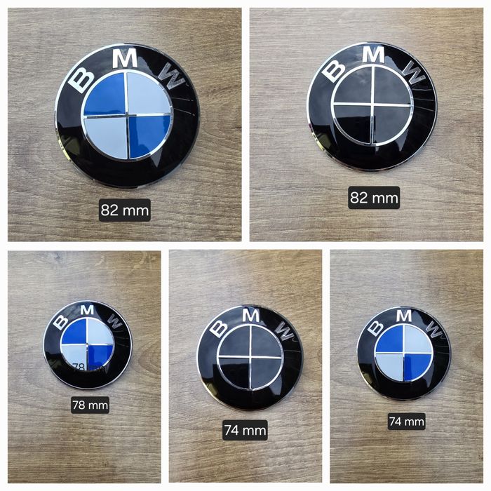 Emblema capota Bmw 82mm,78 mm,74 mm
