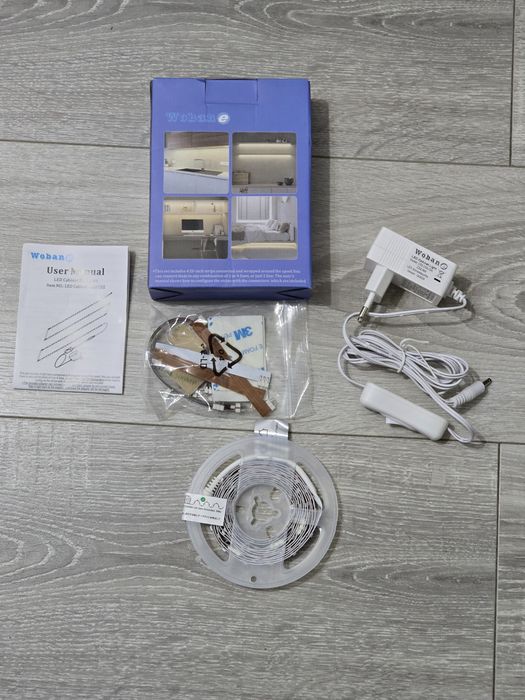 Bandă LED bucătărie sub dulap – 2 m (4×50 cm), 4000K