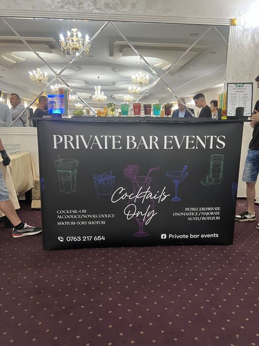 Bar mobil barmani evenimente nunta botez cununie majorat petreceri