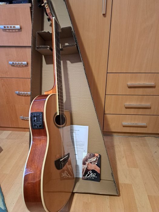 Електро акустична  класическа китара Gipsy style