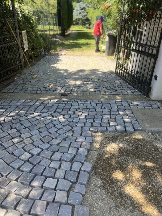 Piatra cubica andezit 10x10x10 + montat oriunde in tara