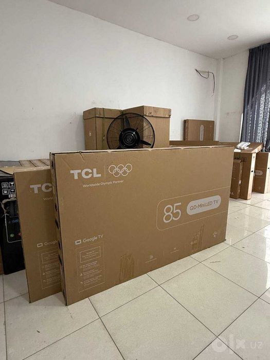 Телевизор TCL 85 QD-Mini LED 4K 144ГЦ Google TV Супер цена +доставка