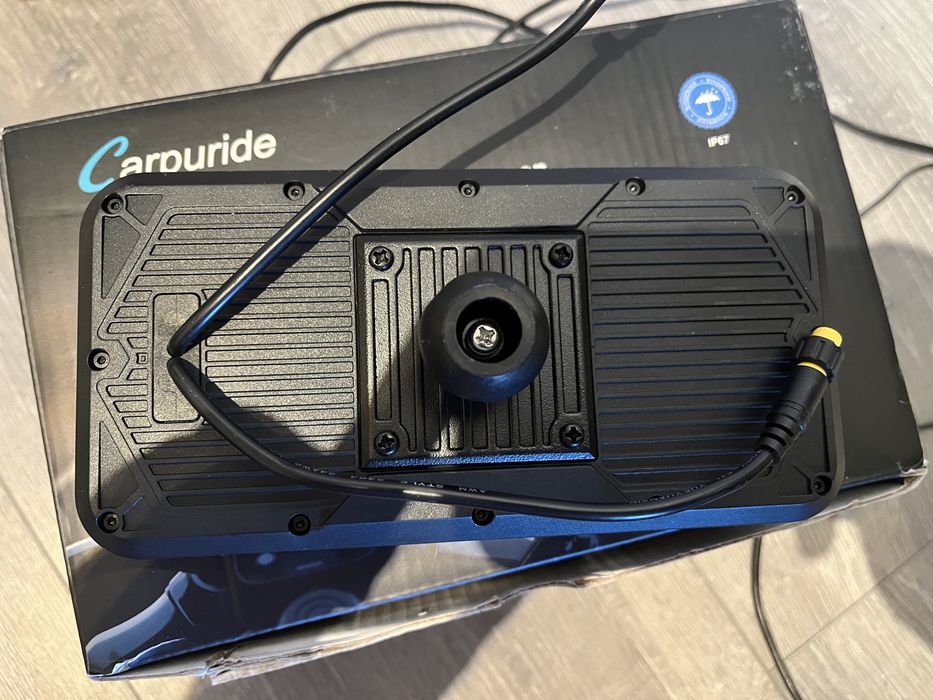 Navi moto 2 x Carpuride 702 + 502 controller CarPlay/Android