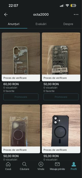 Am multe huse de iphone iar 2 de samsung a56 5g