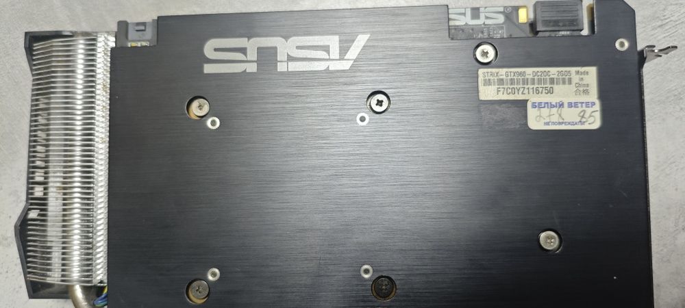 Видеокарта gtx960 2gb