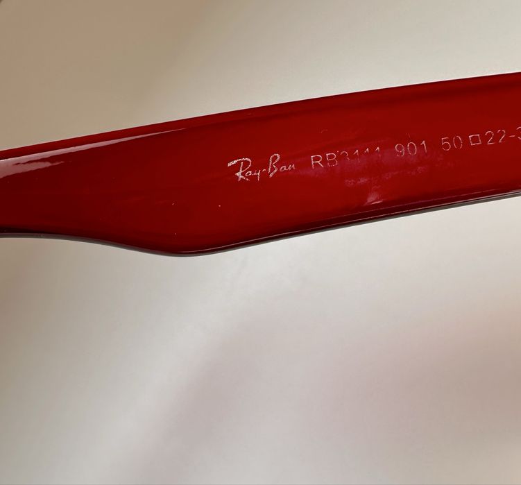 Ray Ban RB3111 Wayfarer Hand made in Italy