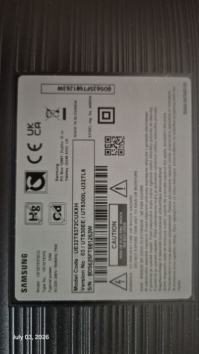 Vand televizor Samsung , LED, full HD, diagonala 80cm
