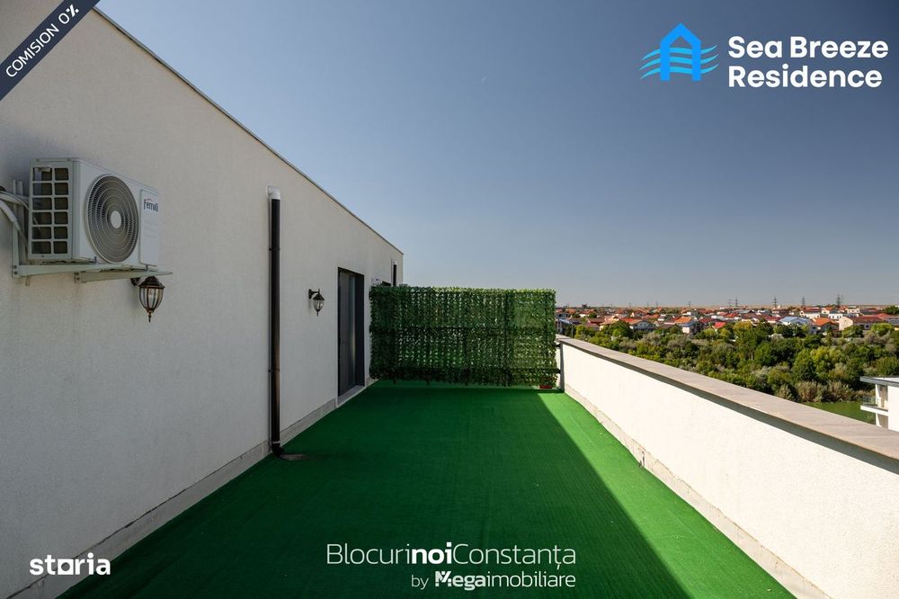 #Penthouse mobilat și utilat · terasă 110mp | zona Lidl, Mamaia Nord
