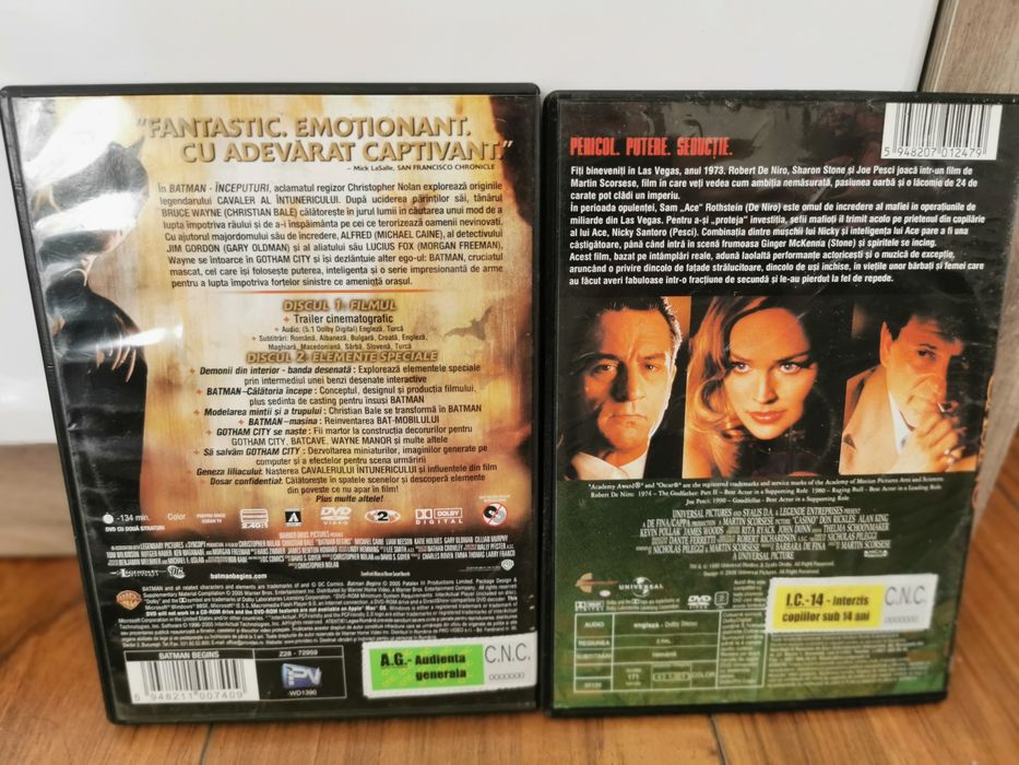 Filme Oscar Terminator 3 / Casino /  Batman Begins