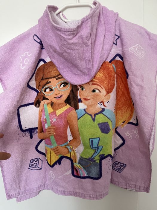 Детско пончо/ хавлия за плаж с бански 98/104 размер