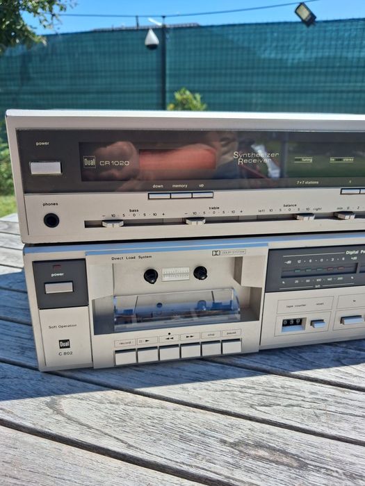 Amplificator SI casetofon deck Dual Cr 1020/ c 802