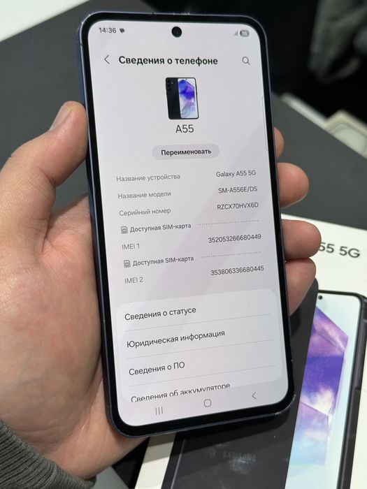 Samsung A55 256gb ozu 8