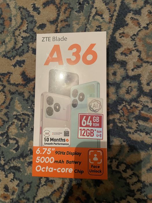 ZTE Blade A36 черный новый