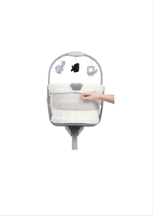 Кошара CHICCO Мултифункционално кошче 4в1 BABY HUG AIR WHITE SNOW