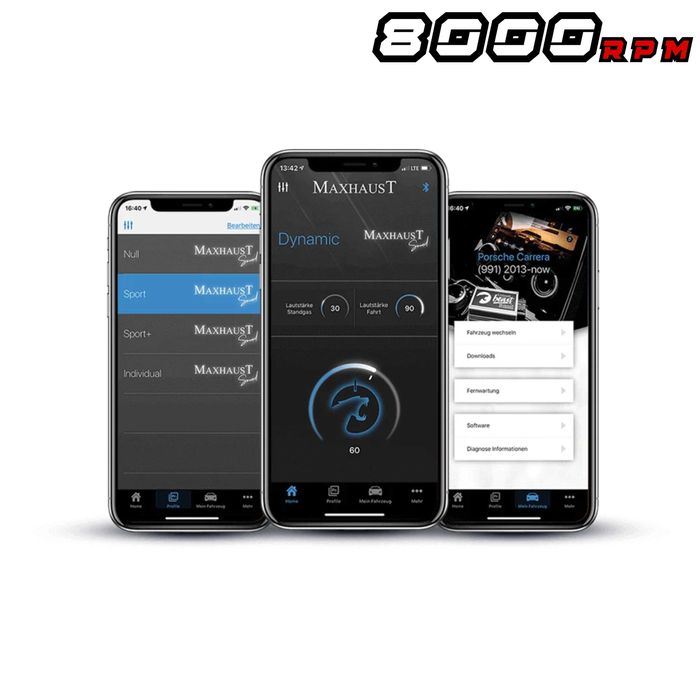 Спортен V8 звук Pops&Bangs припуквания Mercedes Audi BMW Active Sound