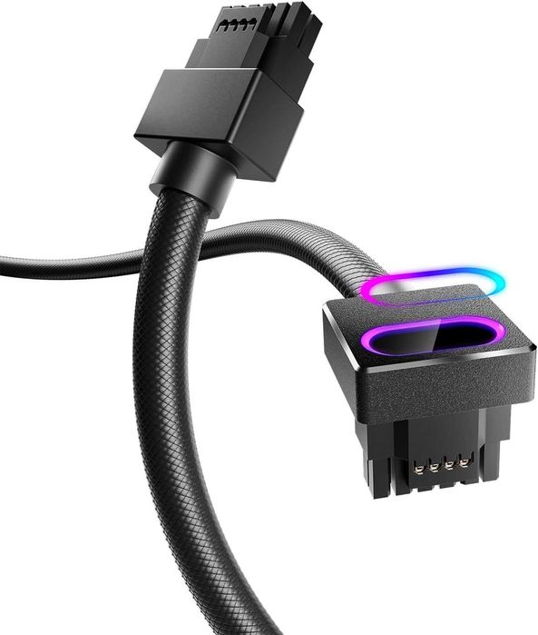 Cablu PSU adaptor extensie Asiahorse Hydrus 50cm Negru,16PIN,tip A,12VHPWR,GPU