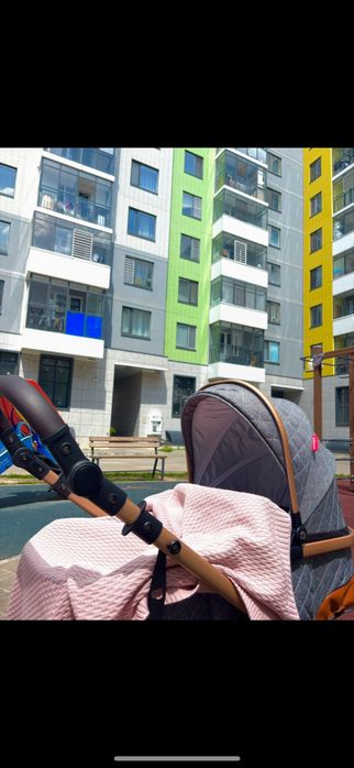 Детская Коляска, автокресломен бірге