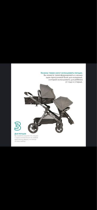 Коляска для двойняшек или погодок