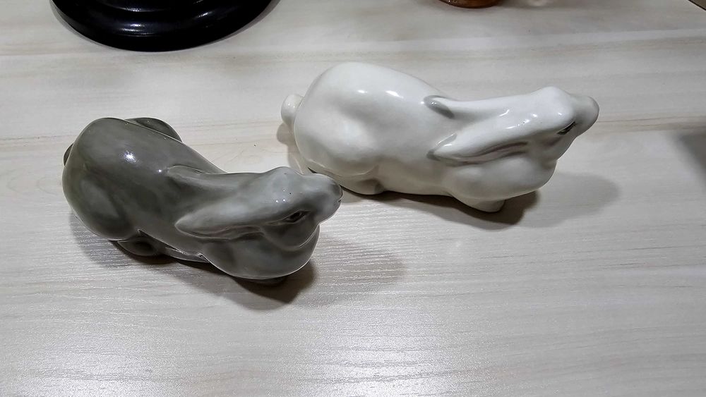 Статуэтки. Зайцы. ЛФЗ.