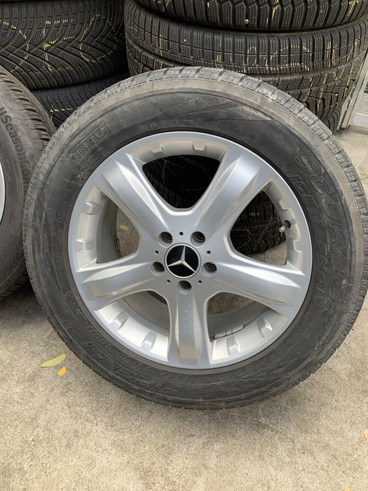 Jante aliaj 5x112 R18 cu anvelope iarna 235/60R18