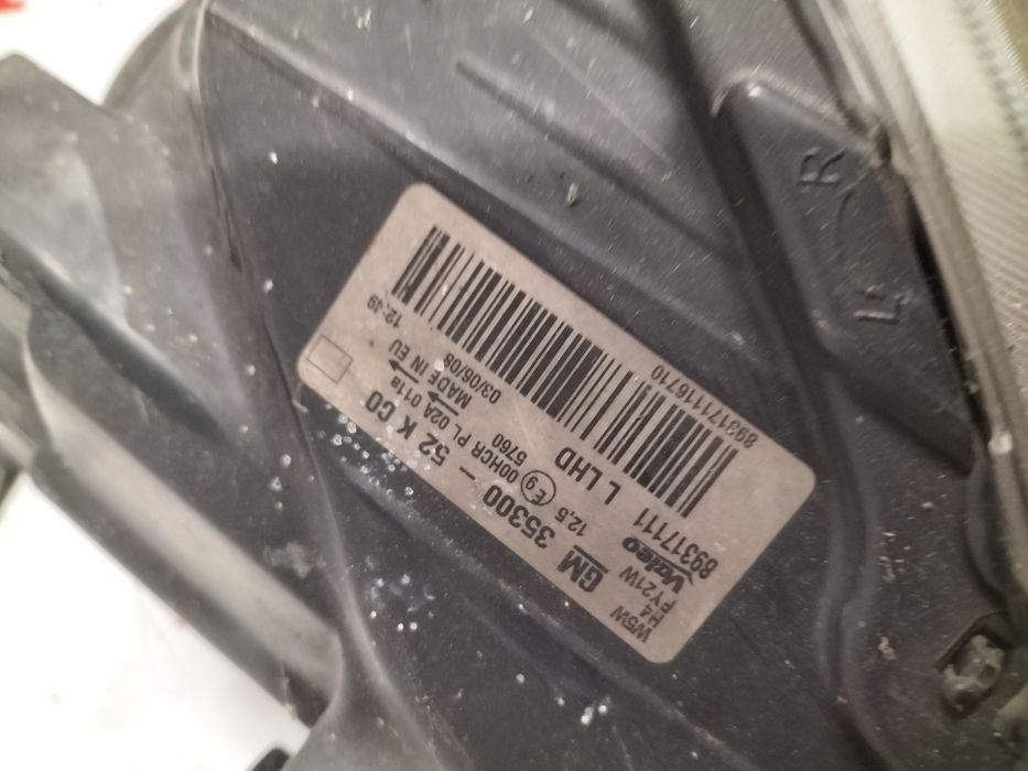 Ляв фар Opel Agila / Опел Агила 2010г.