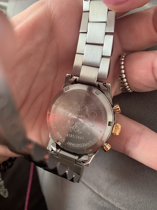 Vand ceas Junkers bratara metalica