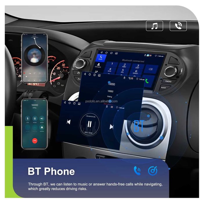 Мултимедия за Fiat Fiorino навигация Android 2DIN плеър Fiorino Фиат