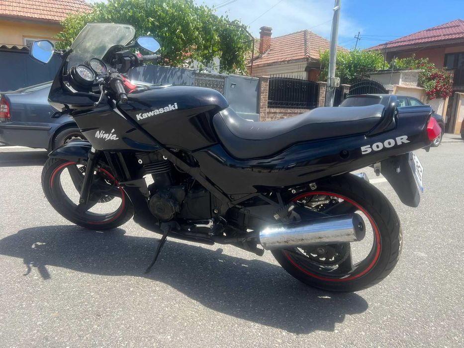 Kawasaki GPZ 500R / EX500C F | A2 | 1996 | 62.000 km | Anvelope + Ambreiaj Noi | Acte la zi | Baterie nouă