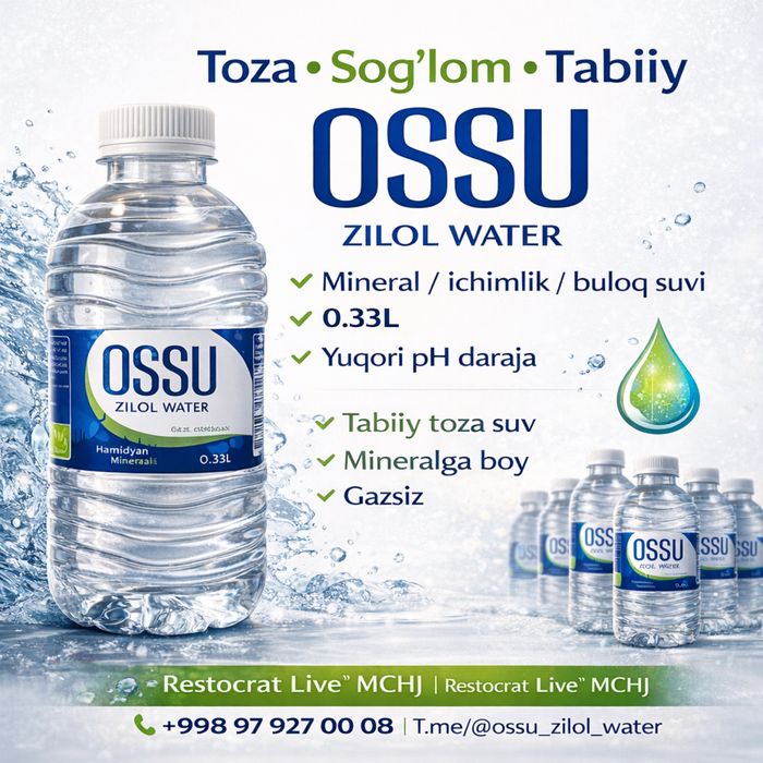 Tayyor biznes Suv ishlab chiqarish