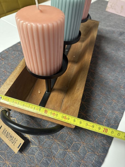 Suport lumanari din lemn