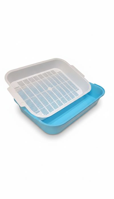 Лоток для Кошек и кроликов. С наполнитель Бонус.