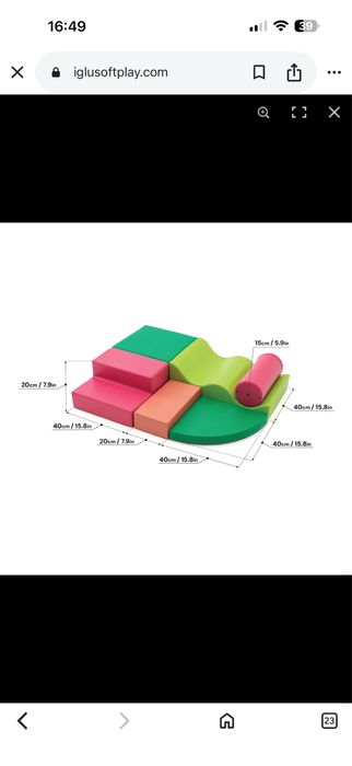 Меки форми за игра Iglu Soft play