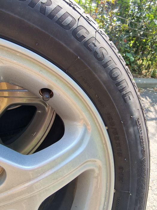 Jante aliaj originale Honda 15" plus anvelope vară Bridgestone Turanza T005 195/65 R15 91H