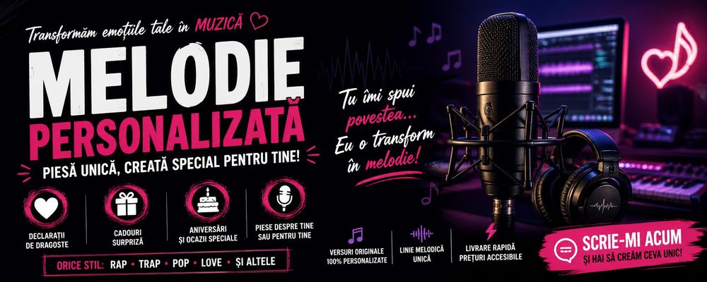 Melodie personalizată pe gustul fiecaruia, cadoul perfect